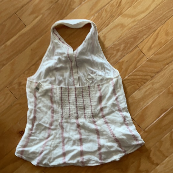 Button up striped halter top - Picture 5 of 7